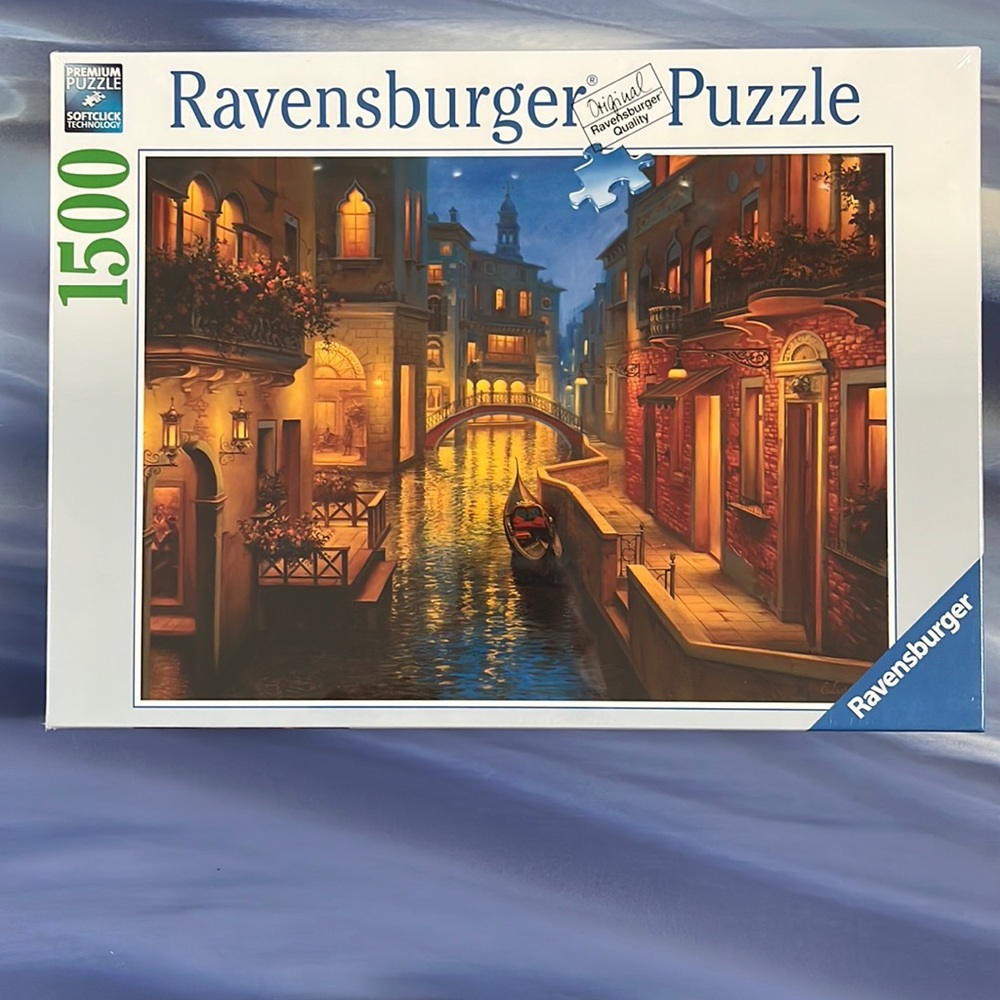 Ravensburger 1500 Pieces Waters of Venice Puzzle NWT Game Night, Family Fun - Picture 1 of 4